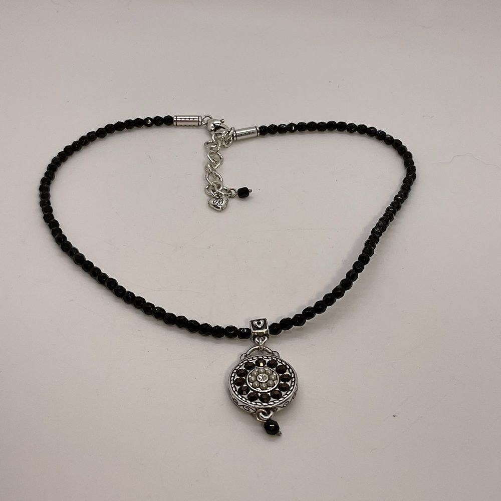 Brighton Jet Black Beaded Necklace